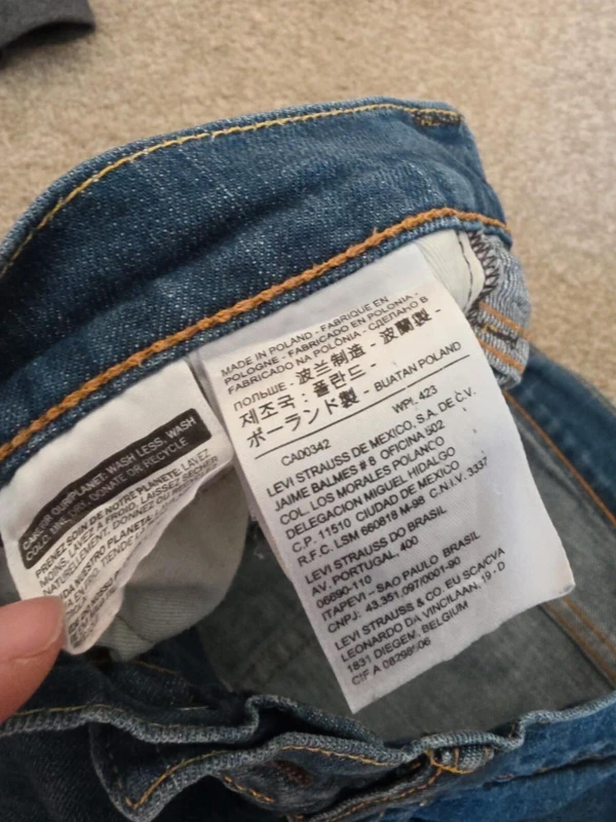 Levi's Mid Rise Bootcut Vintage Y2K Jeans UK Size 10 Petite