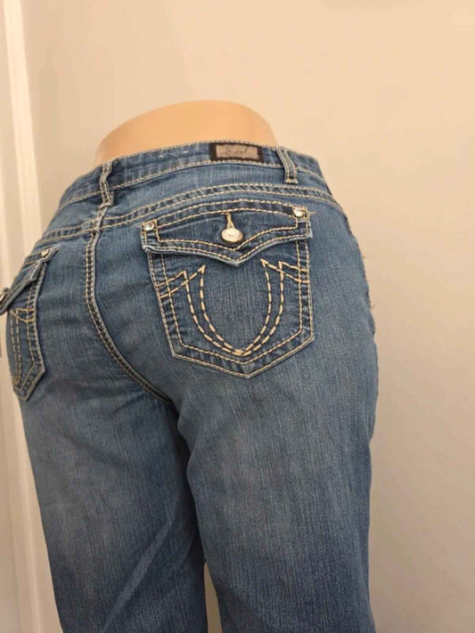Earl Jeans Mid Rise Bootcut Vintage Y2K Jeans UK Size 12 Petite