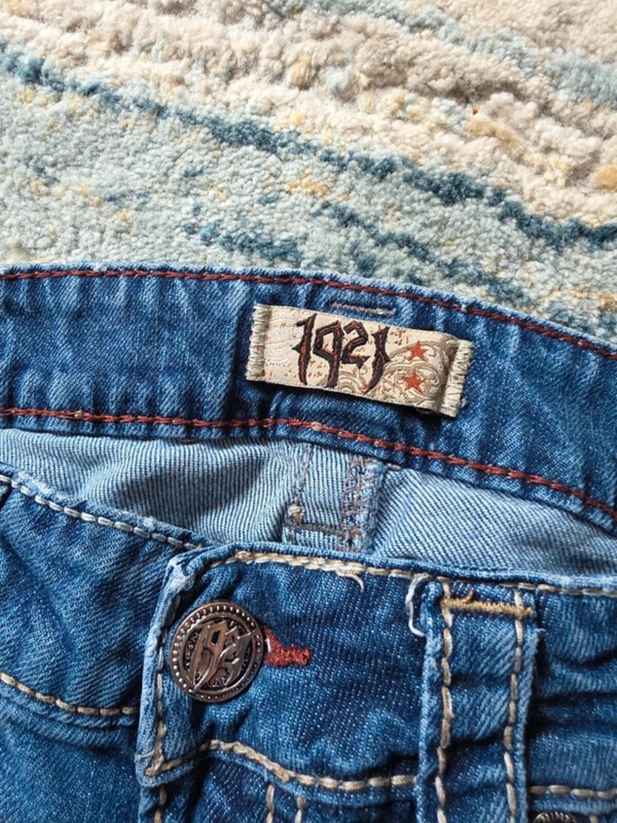 1921 Vintage Y2K Low Rise Straight Jeans UK Size 6/8 Tall
