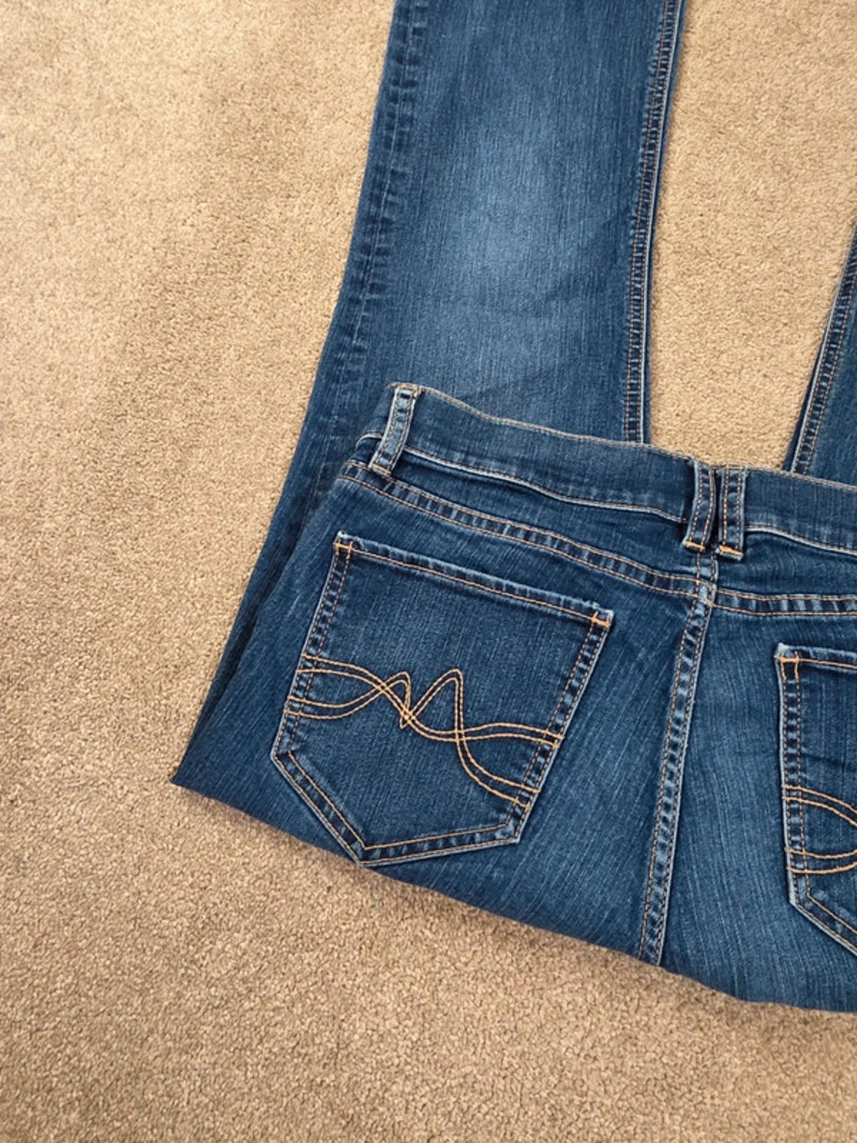 Vintage Y2K NY & Co Mid Rise Bootcut Jeans UK Size 10–12 Petite