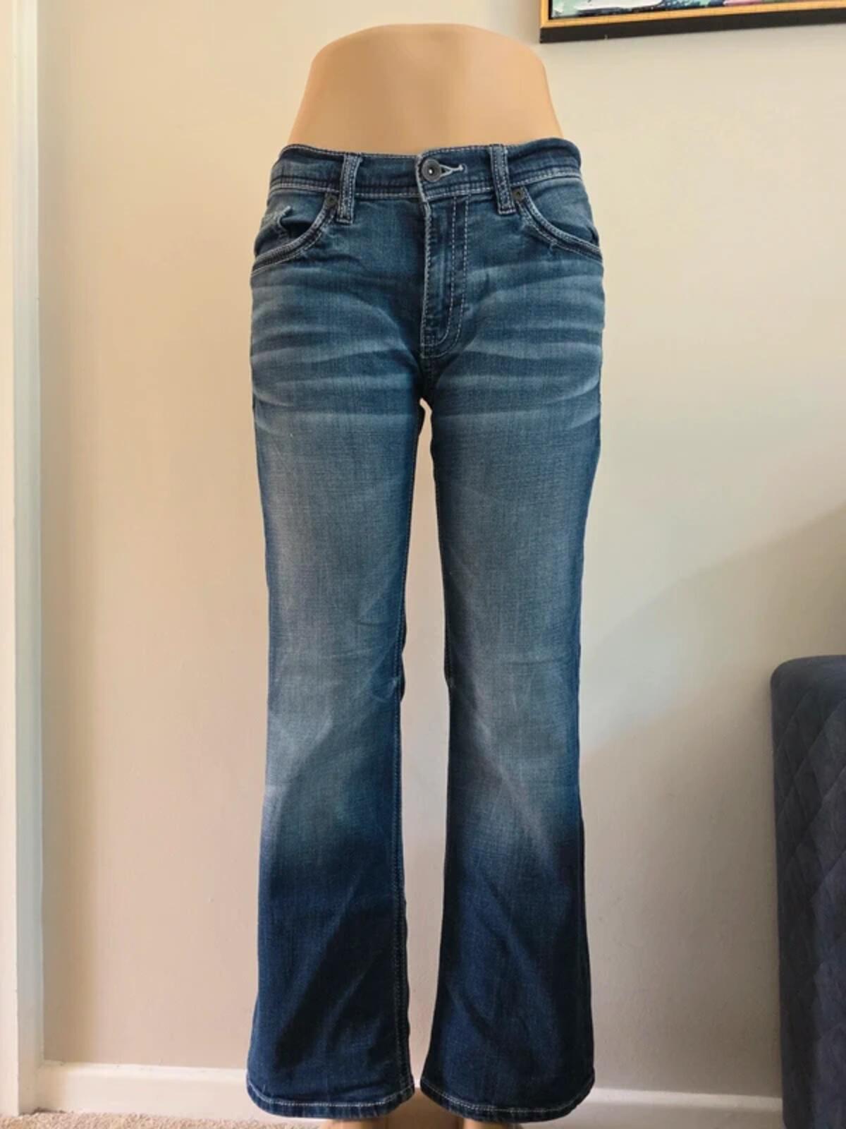 BKE Vintage Y2K Aiden Mid Rise Bootcut Jeans UK Size 10 Petite