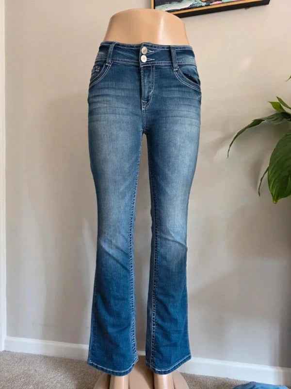 Vintage Y2K Wallflower Mid Rise Bootcut Jeans UK Size 8