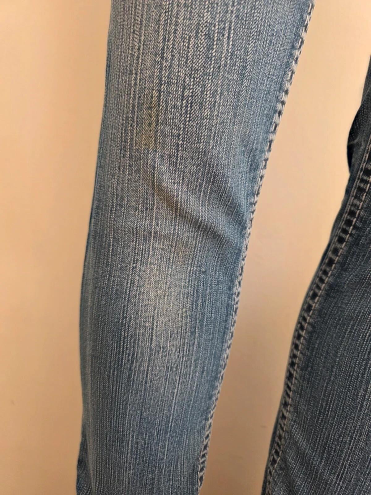 Vintage Y2K Hydraulic Low Rise Micro Bootcut Jeans UK Size 8 tall