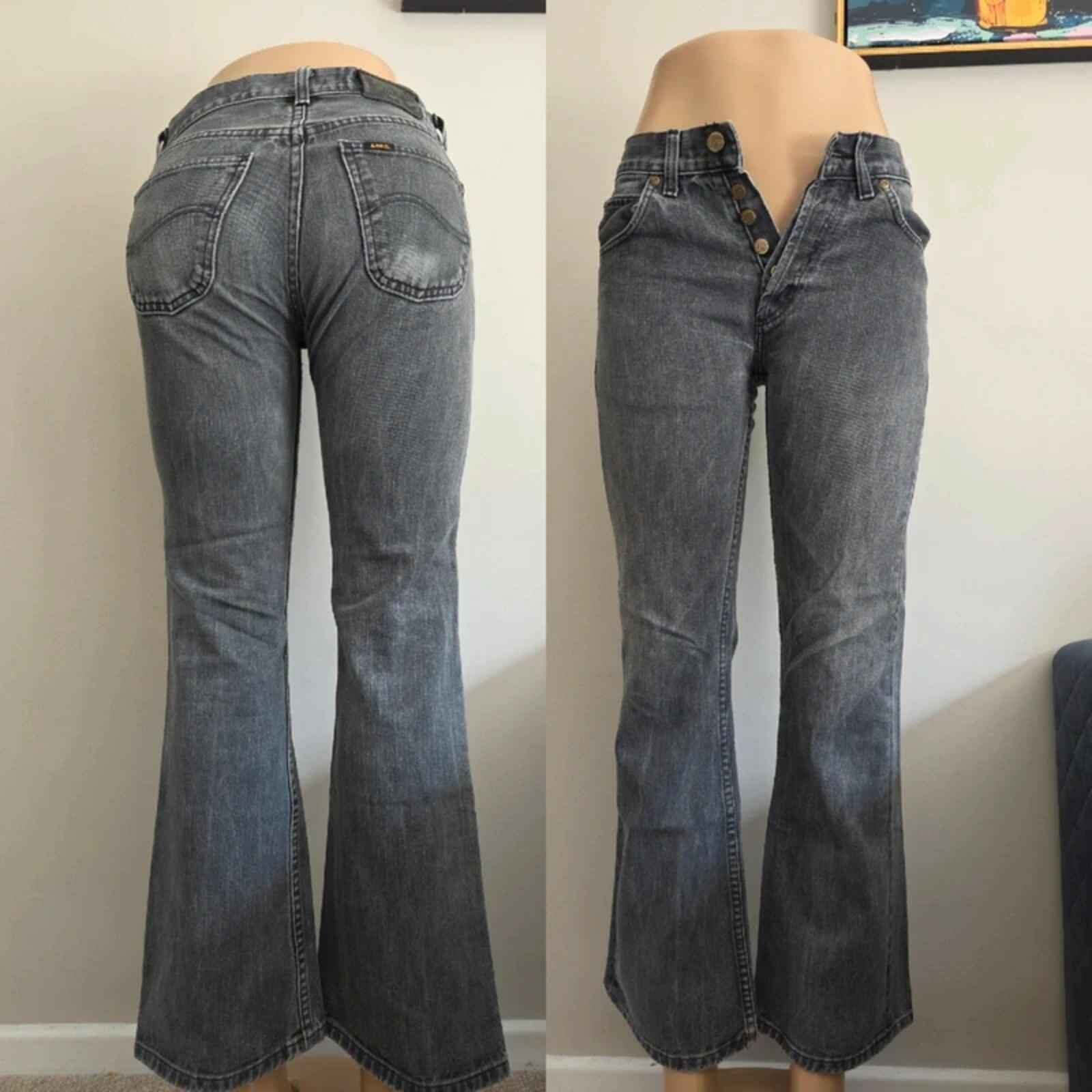 Lee Mid Rise Bootcut Vintage Y2K Jeans UK Size 6/8