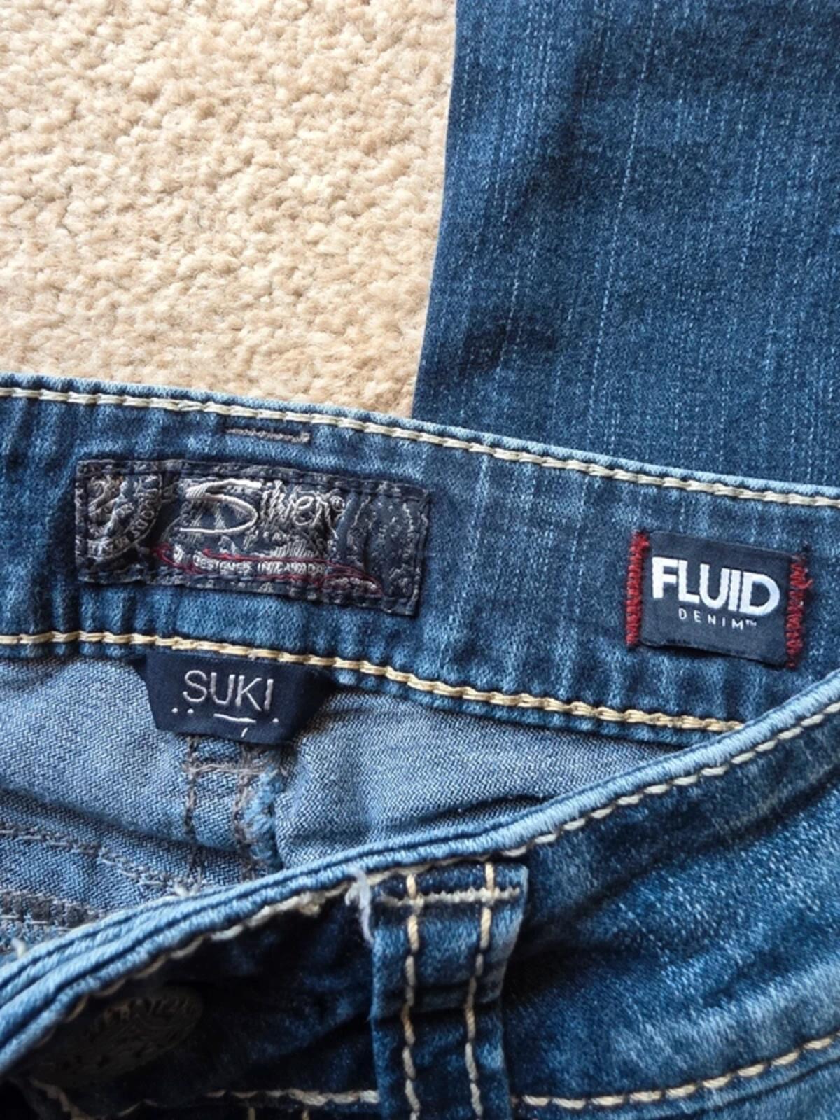 Vintage Y2K Silver Jeans Low Rise Bootcut Jeans UK Size 6