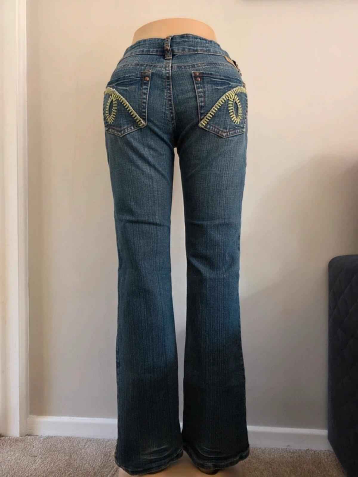 Gypsy Low Rise Bootcut Vintage Y2K Jeans UK Size 10