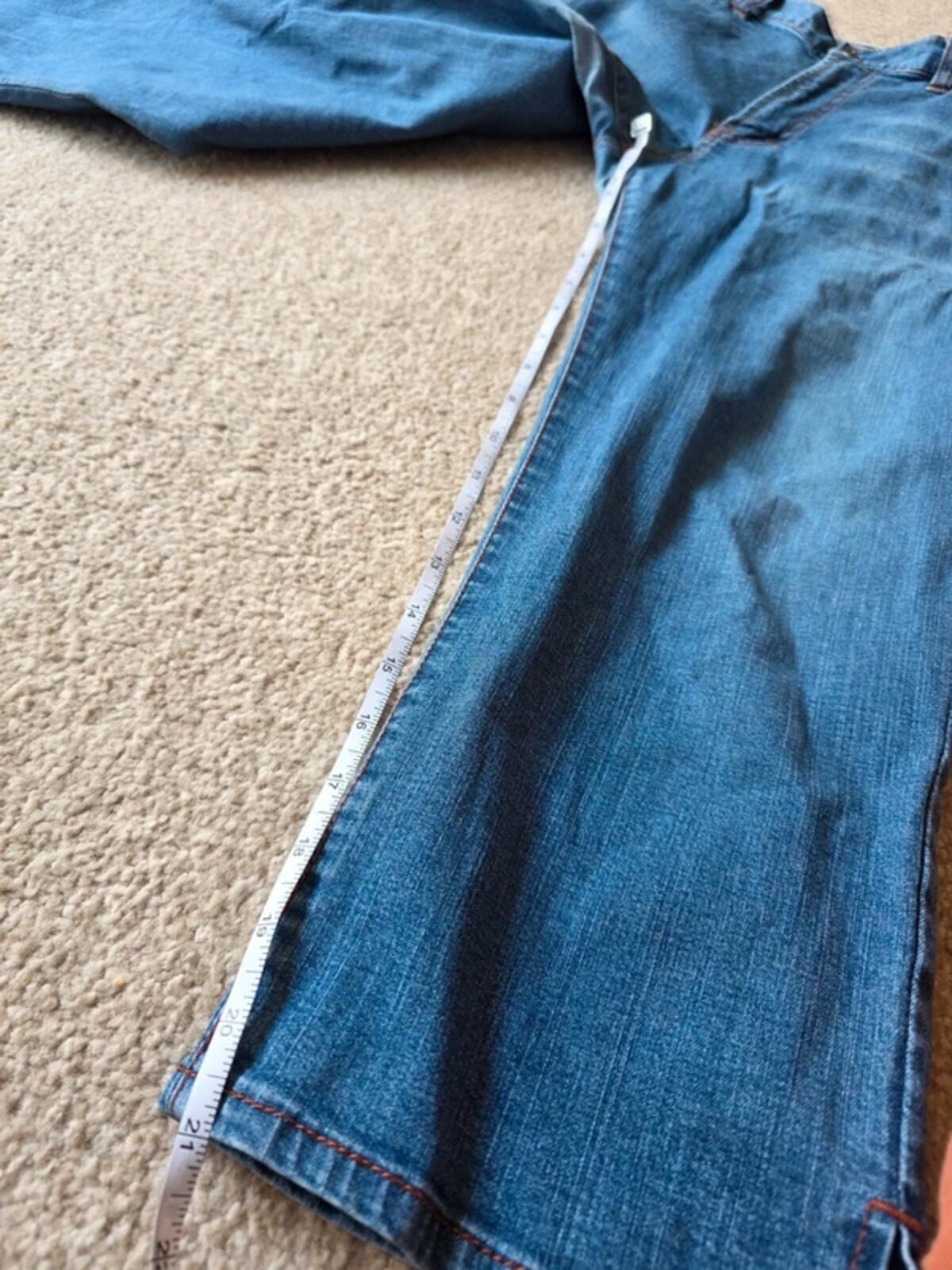 Vintage Y2K Antique Jeans High Rise Cropped Jeans UK Size 12