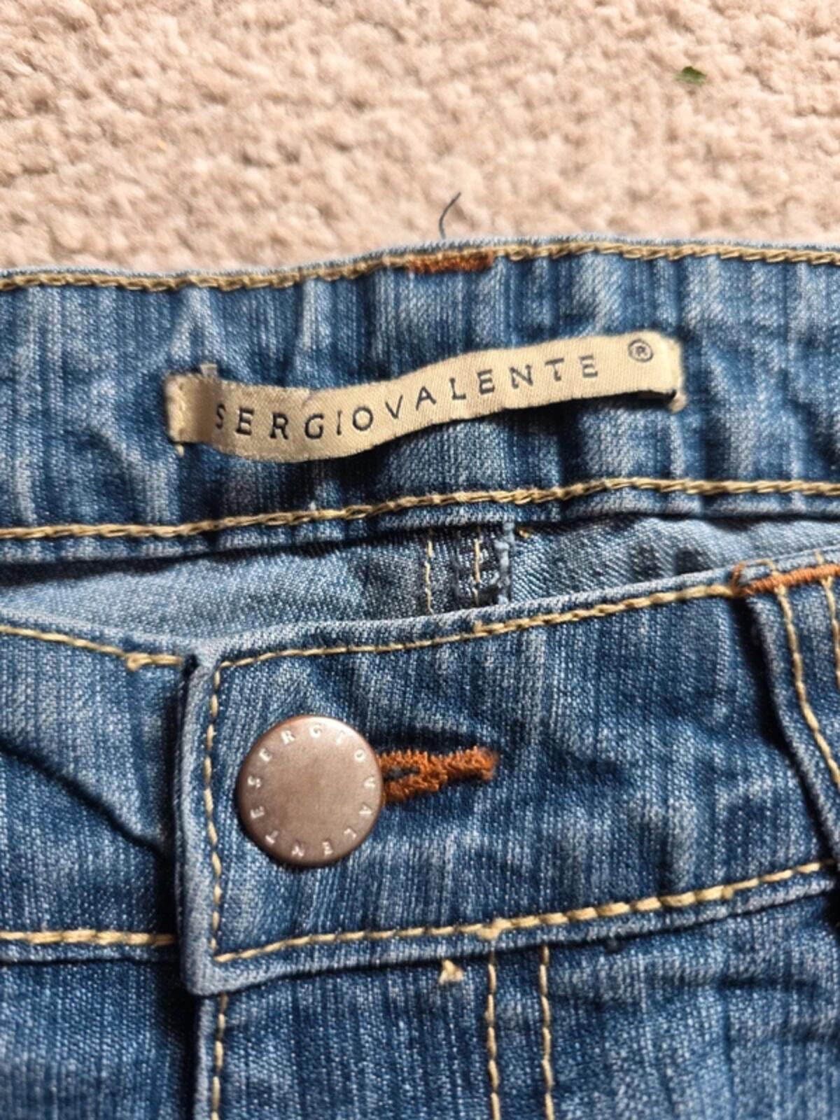 Vintage Y2K Sergio Valente Low Rise Bootcut Jeans UK Size 10/12