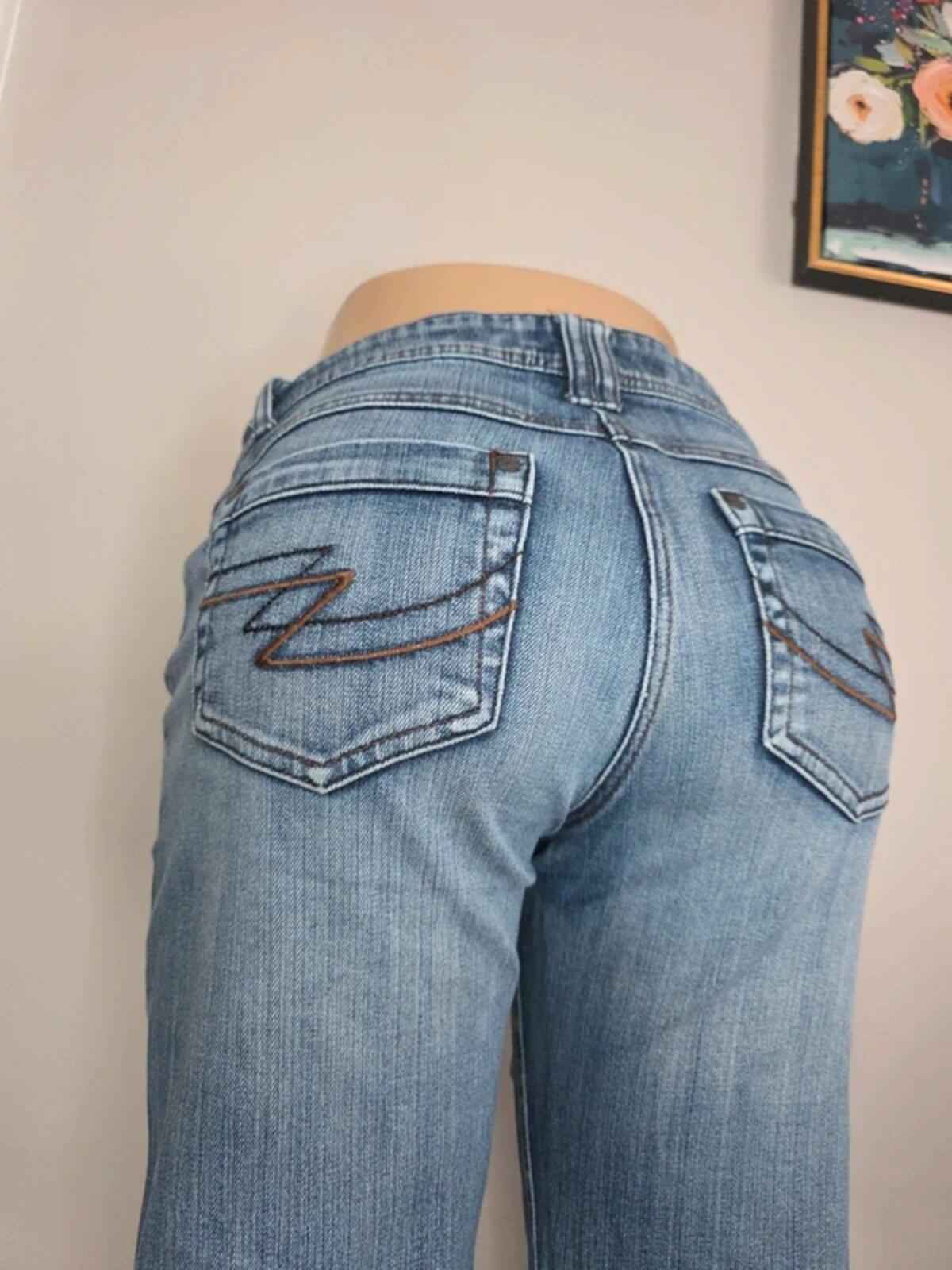 Cecil Mid Rise Relaxed Bootcut Jeans UK Size 8/10 Petite