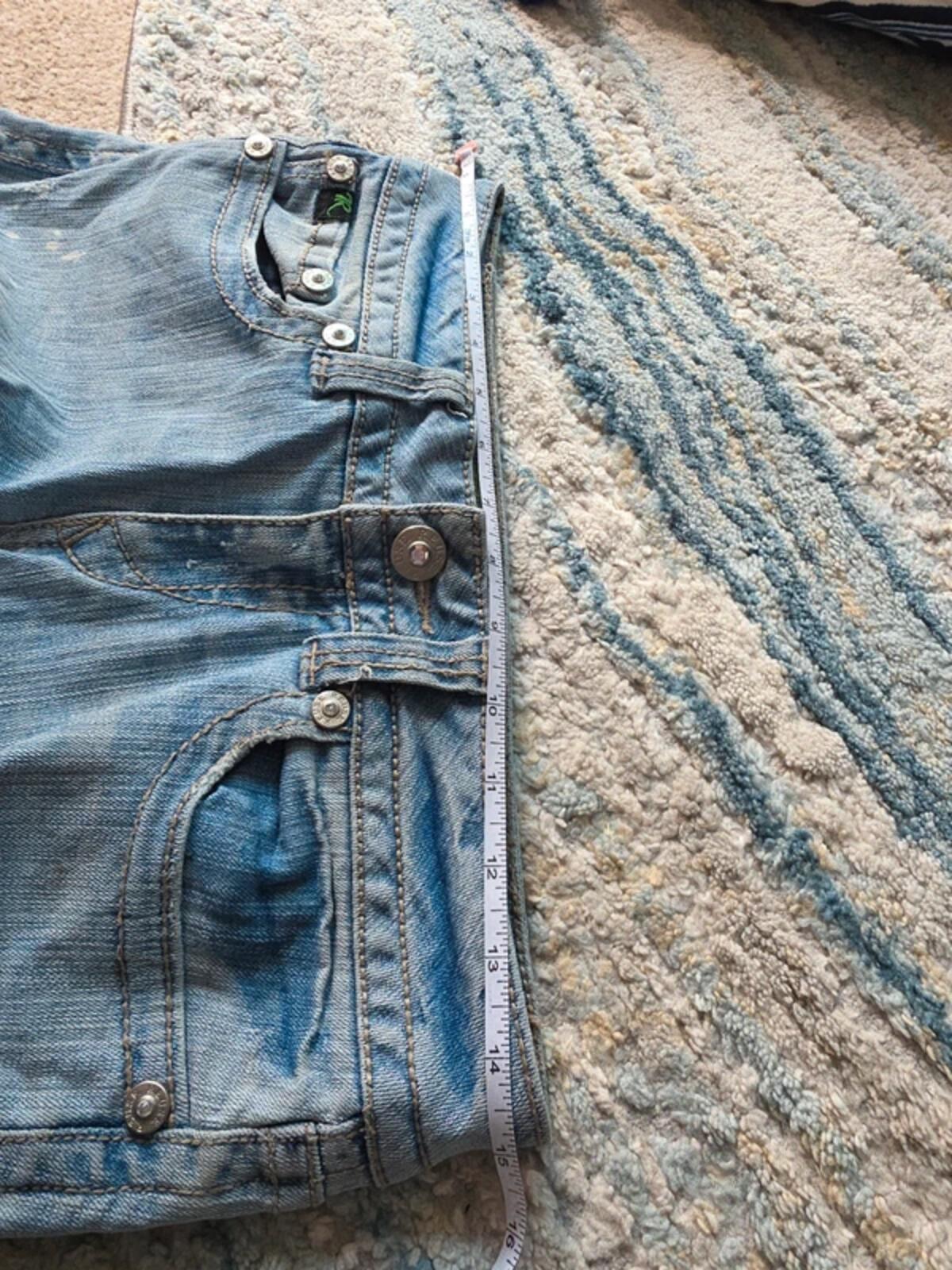 R.E.U.S.E Low Rise Straight Vintage Y2K Jeans UK Size 8 Very Tall