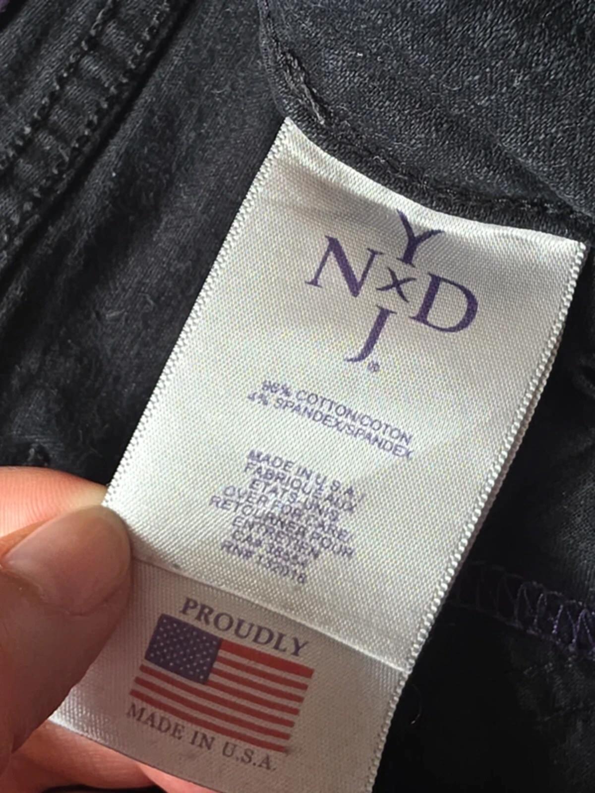 NYDJ Mid Rise Relaxed Bootcut Vintage Y2K Jeans UK Size 8