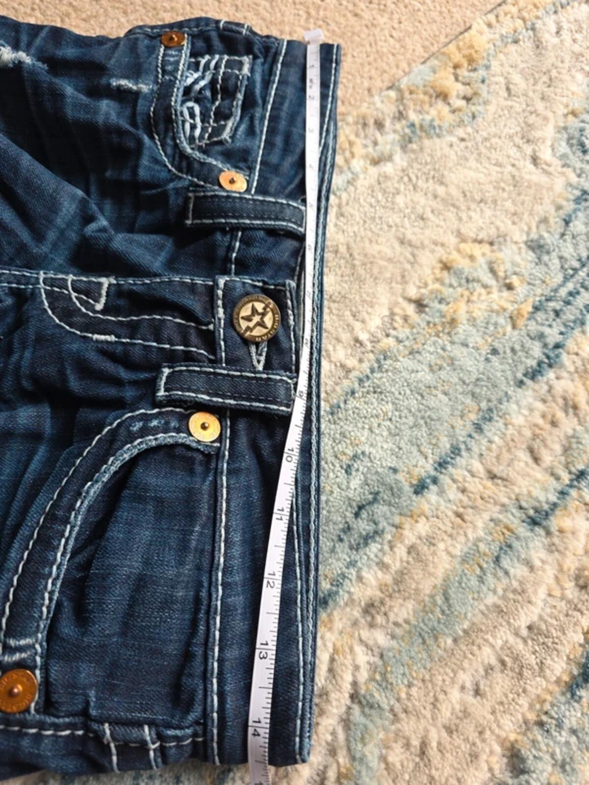 Big Star Vintage Y2K Ultra Low Rise Bootcut Jeans UK Size 4