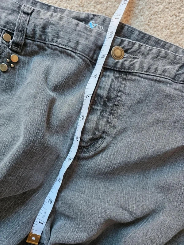Vintage Y2K Style & Co Mid Rise Bootcut Jeans UK Size 12/14 Petite