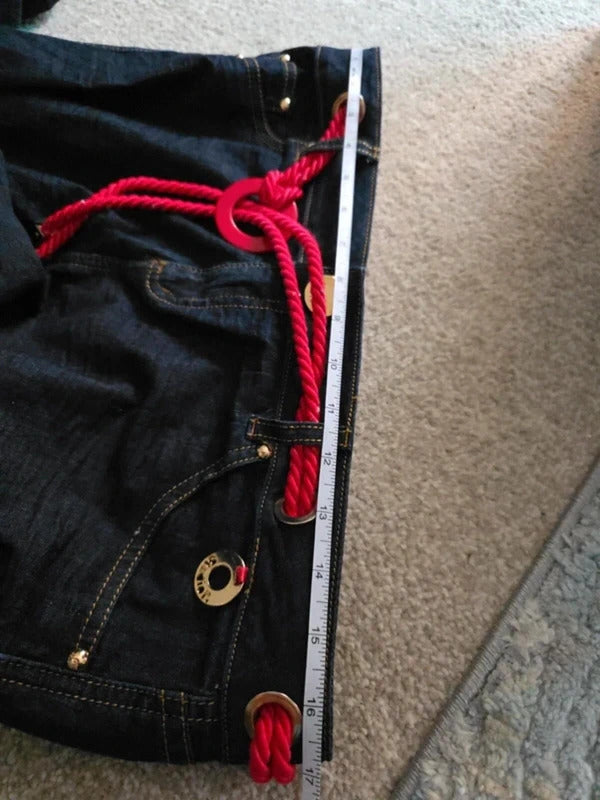 Studio F Mid Rise Slim Vintage Y2K Jeans UK Size 12/14