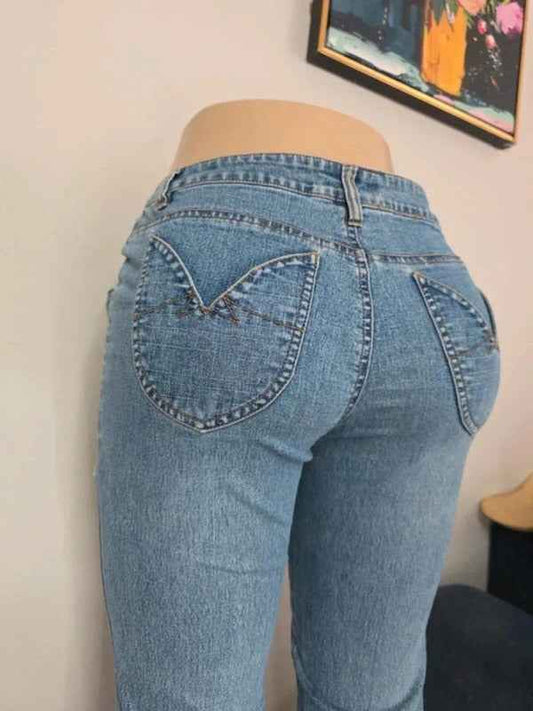 Capucino Mid Rise Flared Jeans UK Size 6/8 Petite