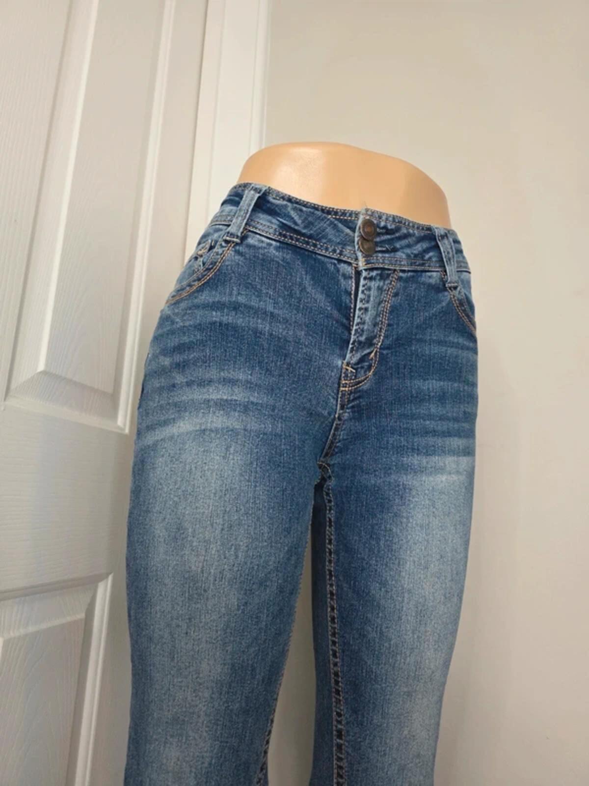 Wallflower Mid Rise Bootcut Vintage Y2K Jeans UK Size 12 Tall