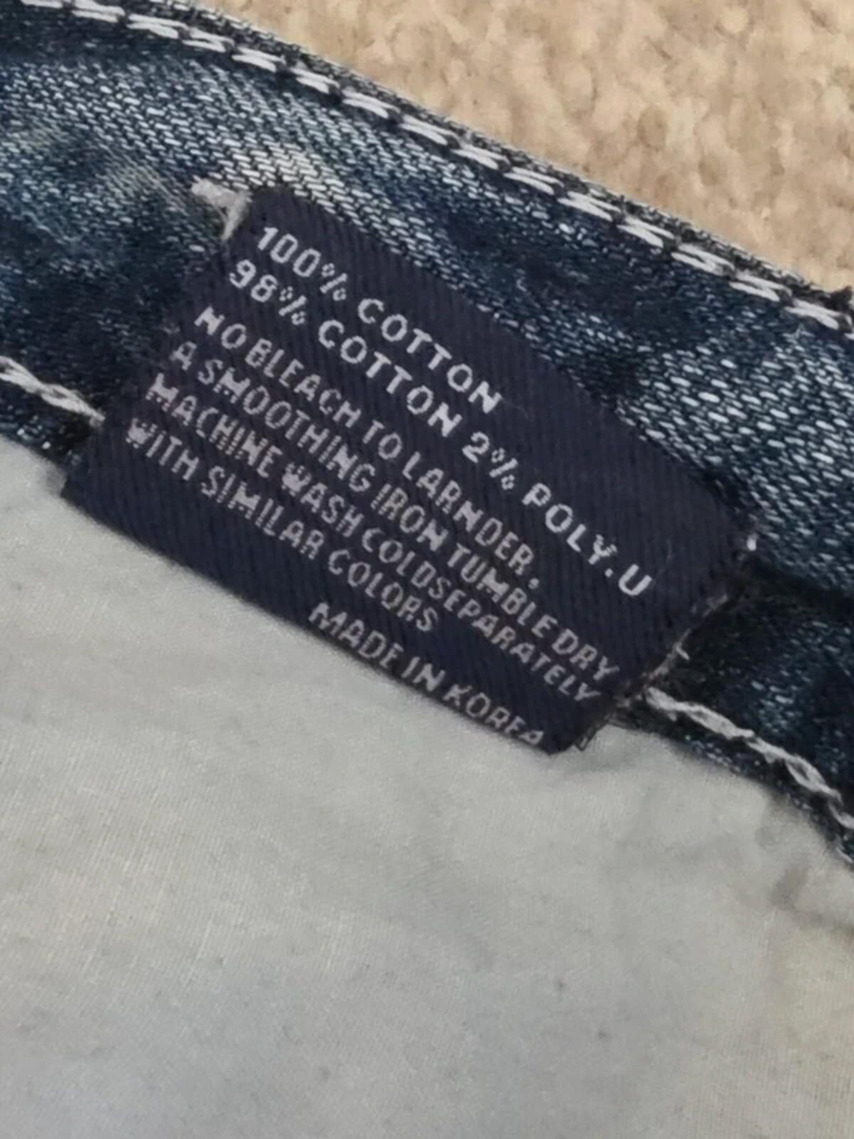 Vintage Y2K 3room+s Ultra Low Rise Skinny Jeans UK Size 6
