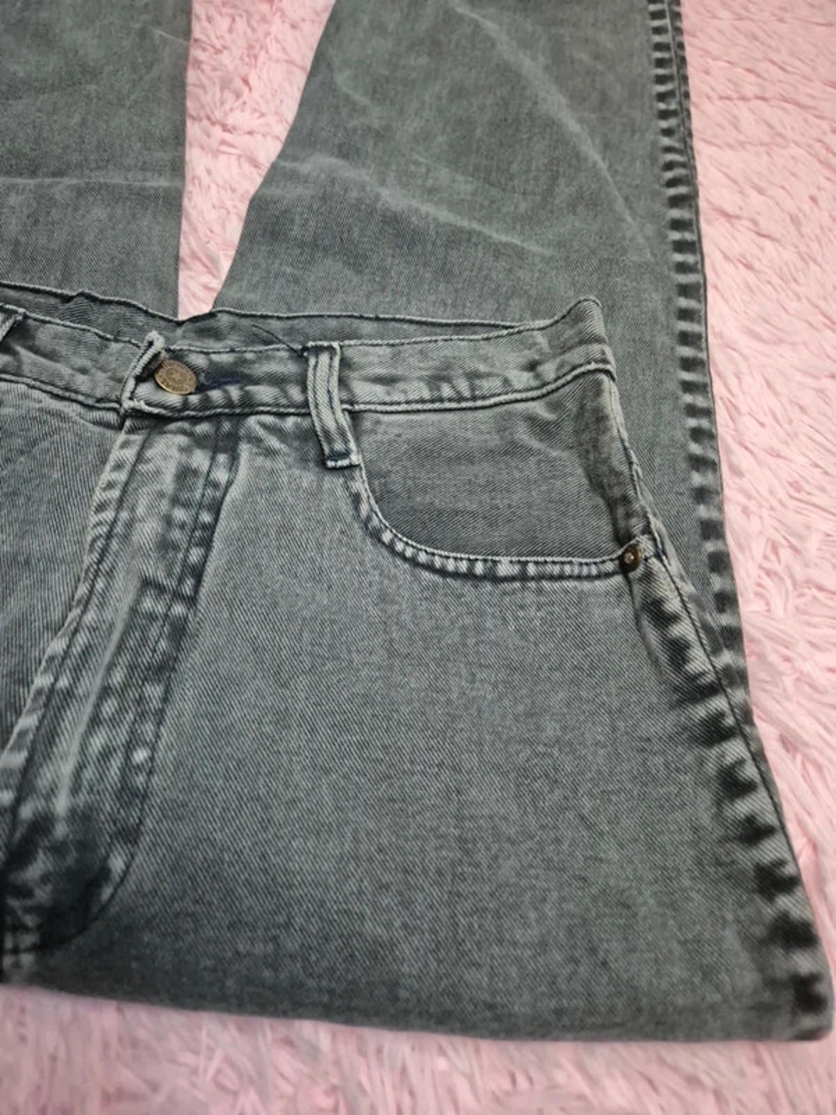 Vintage Y2K Versace Jeans Couture High Rise Straight Jeans UK 8