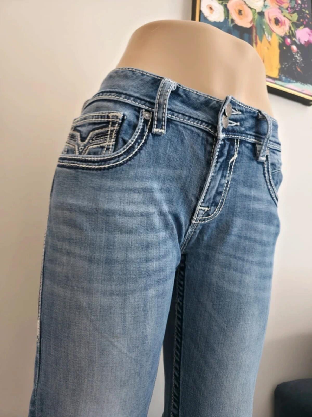 Vigoss Mid Rise Bootcut Jeans UK Size 12
