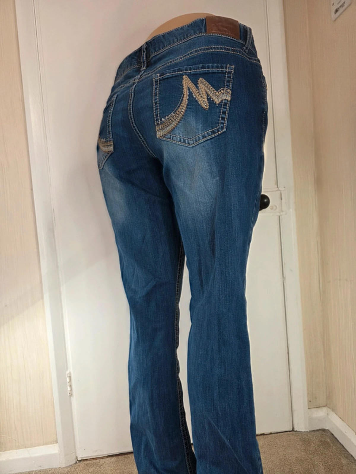 Vintage Y2K Maurice’s Mid Rise Bootcut Jeans UK Size 16
