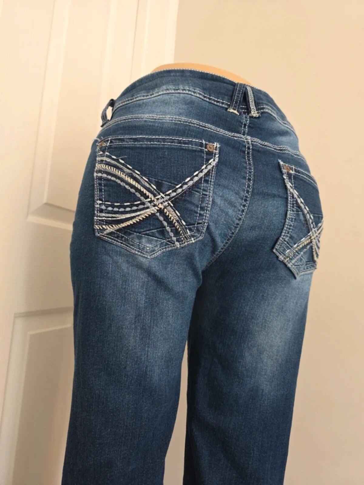 WallFlower Mid Rise Bootcut Vintage Y2K Jeans UK Size 18