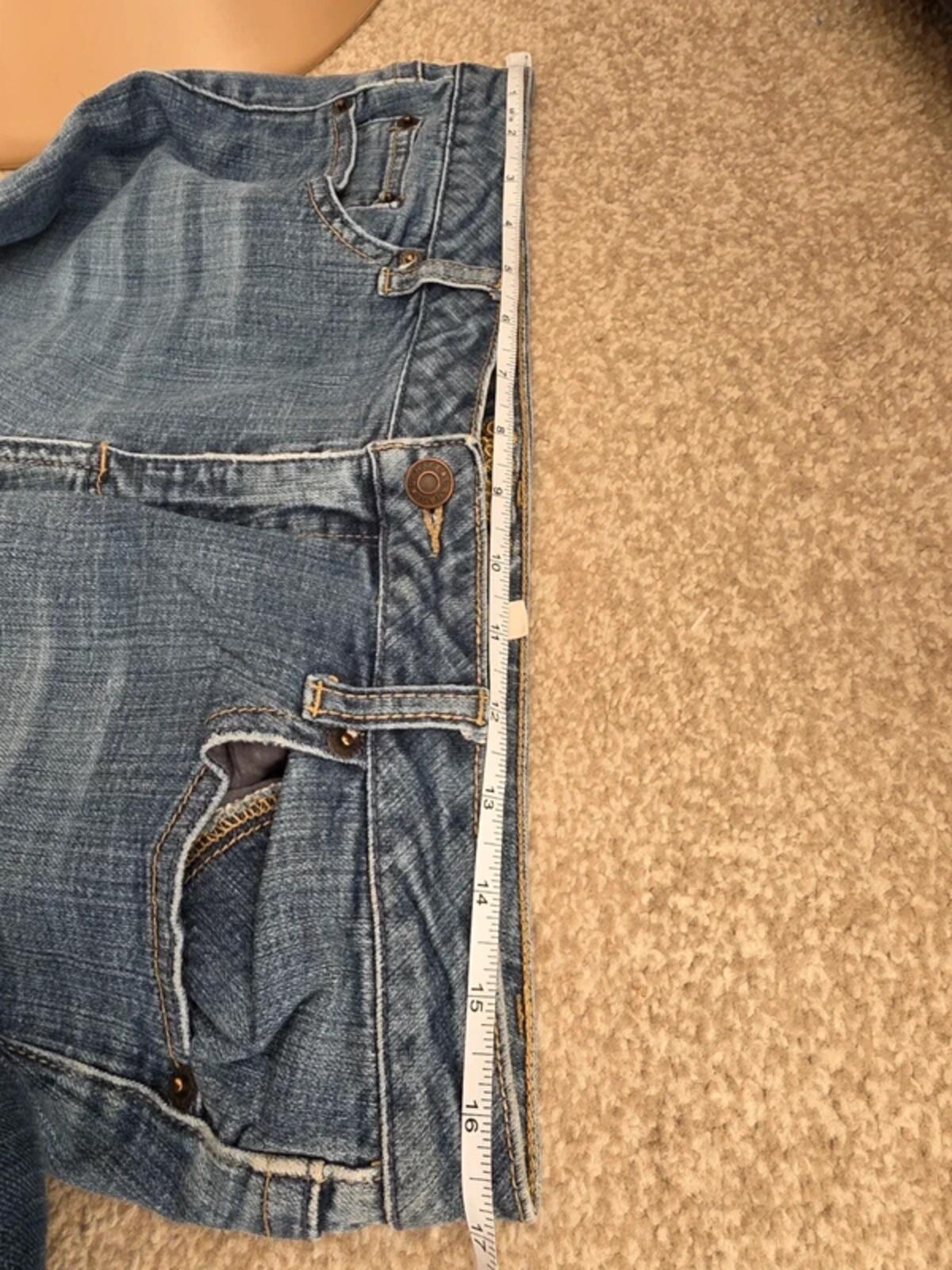 Garage Mid Rise Straight Vintage Y2K Jeans UK Size 12/14 Tall