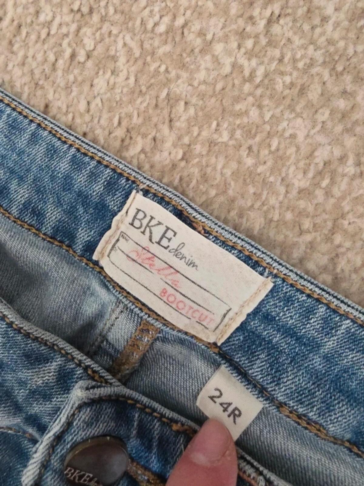 BKE Low Rise Bootcut Vintage Y2K Jeans UK Size 4/6