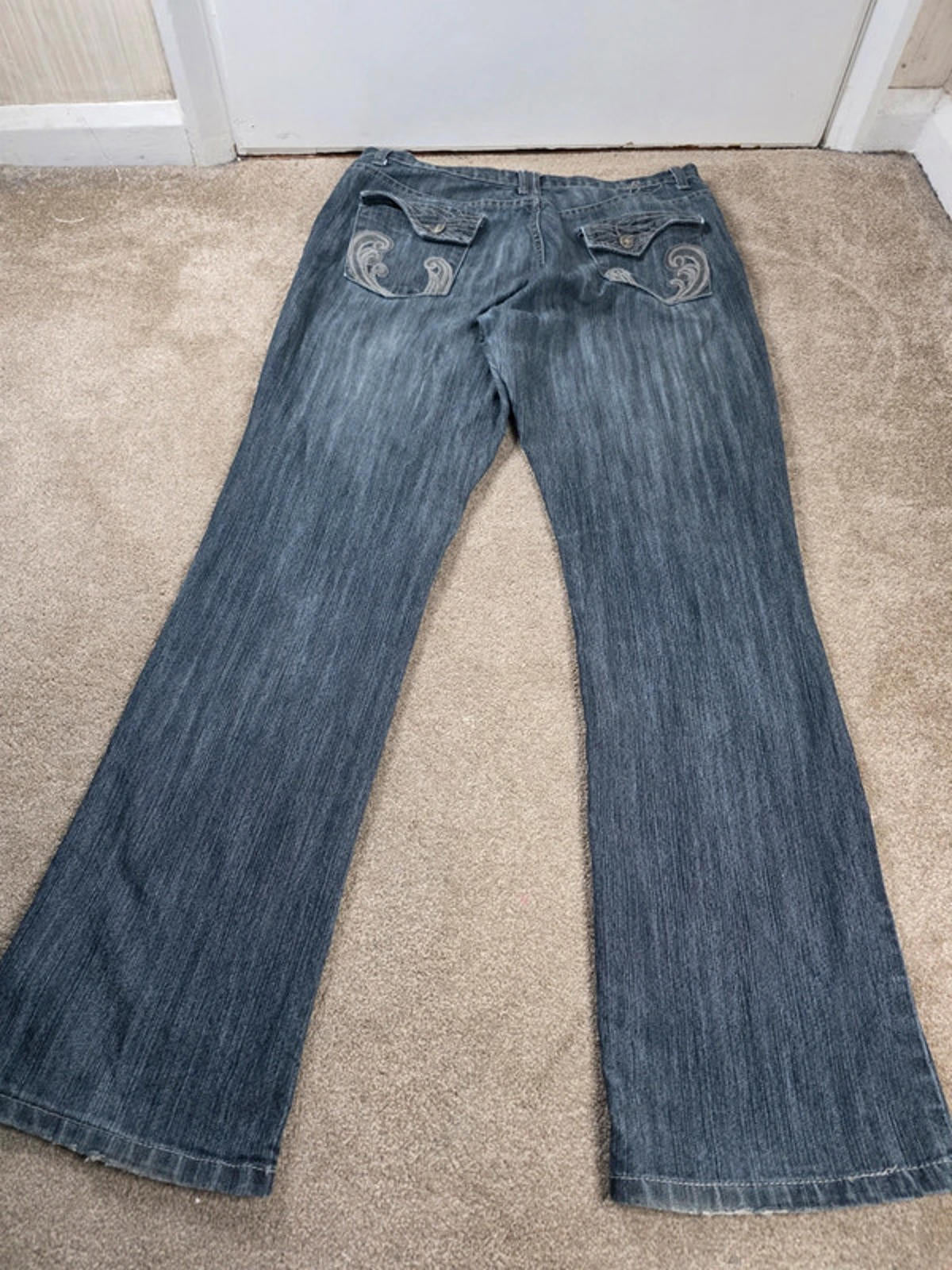 Vintage Y2K Point Zero Mid Rise Bootcut Jeans UK Size 14