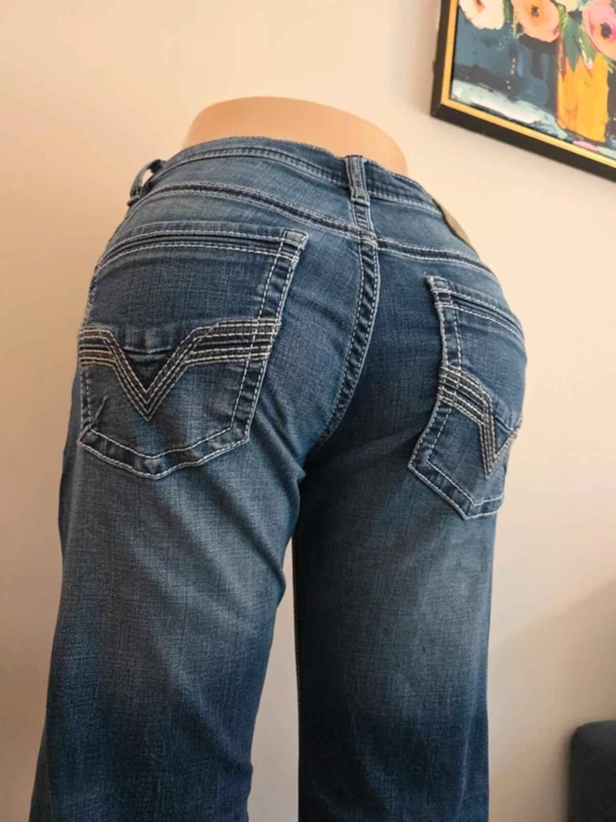 BKE Vintage Y2K Aiden Mid Rise Bootcut Jeans UK Size 10 Petite