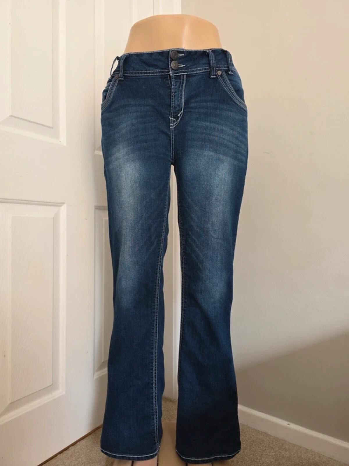 WallFlower Mid Rise Bootcut Vintage Y2K Jeans UK Size 18