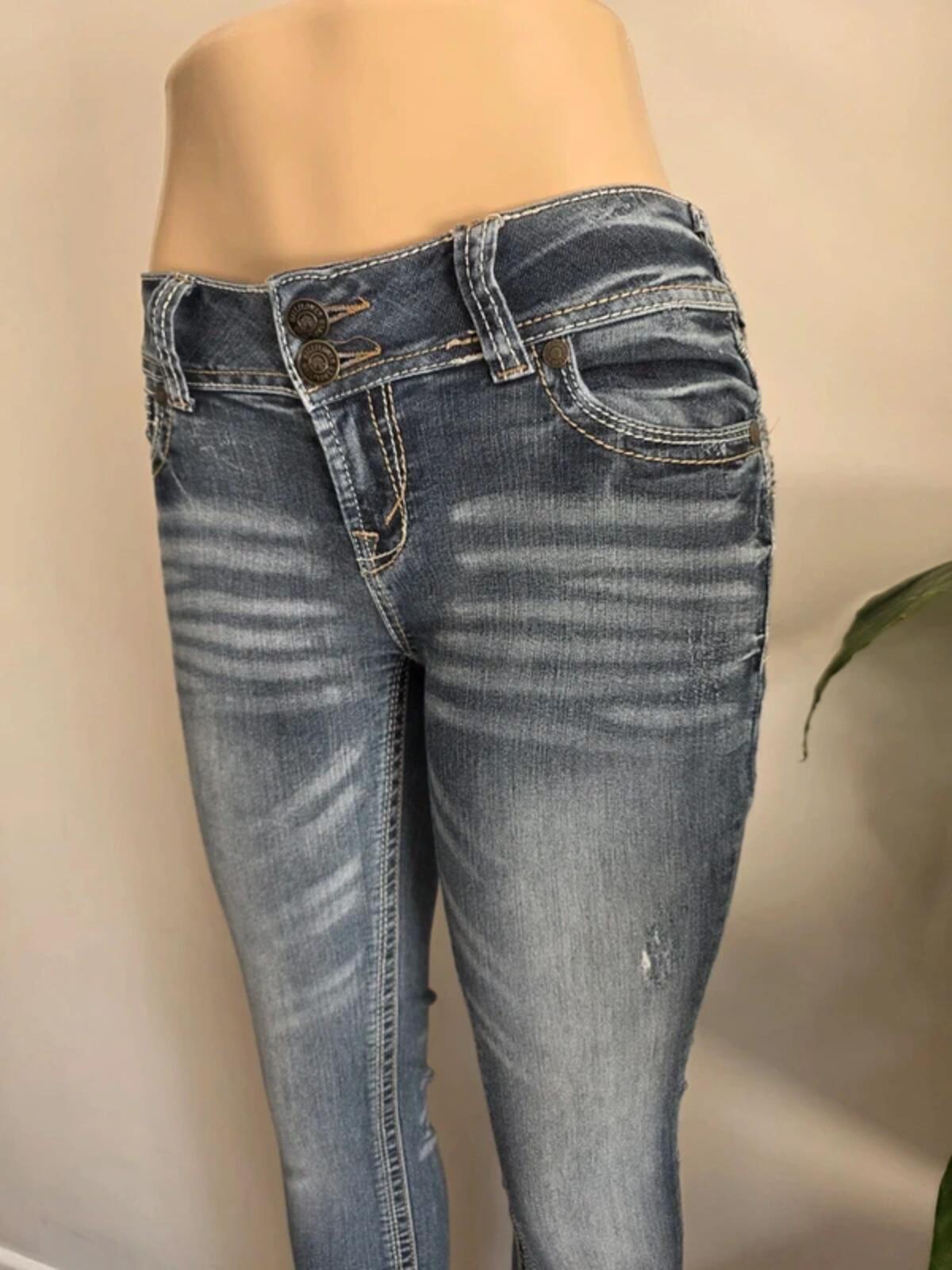 Vintage Y2K Wallflower low Rise Skinny Jeans UK Size 8/10