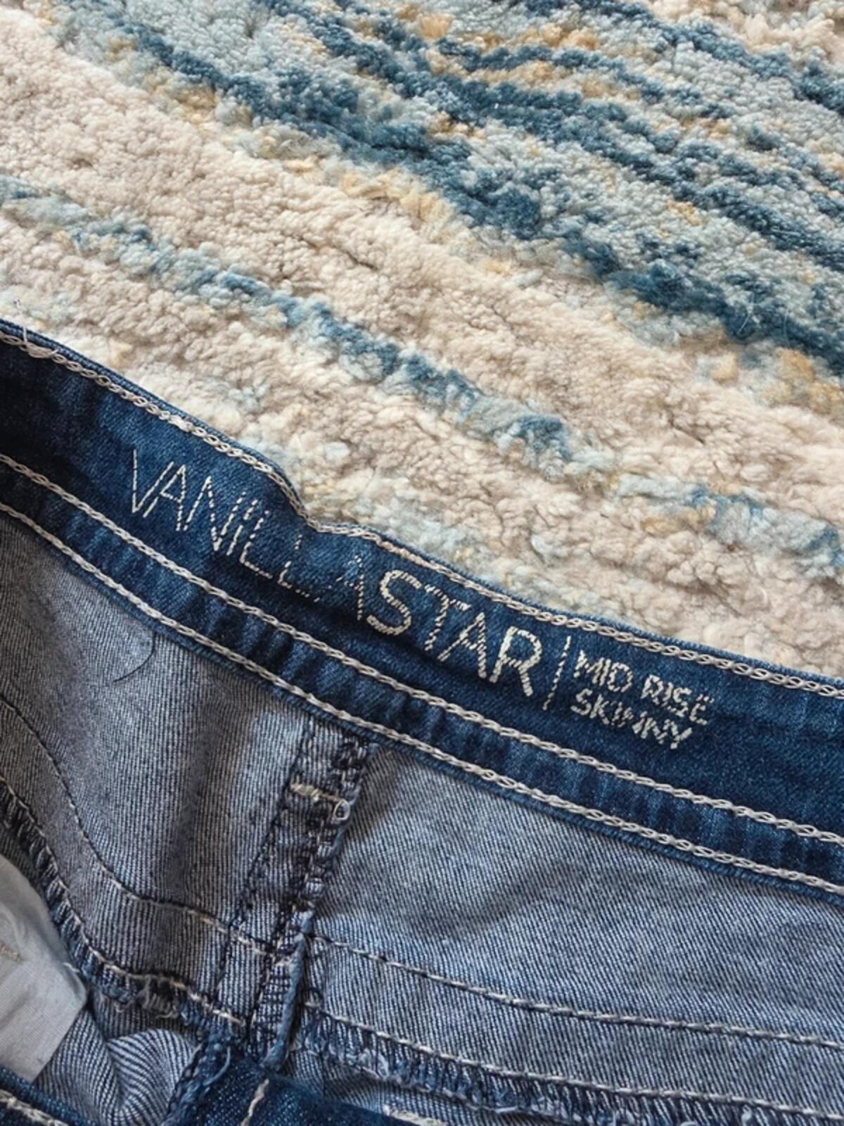 Vanilla Star Mid Rise Skinny Vintage Y2K Jeans UK Size 10 Petite