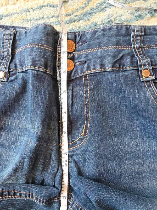 Maurices Low Rise Bootcut Vintage Y2K Jeans UK Size 8/10 Tall