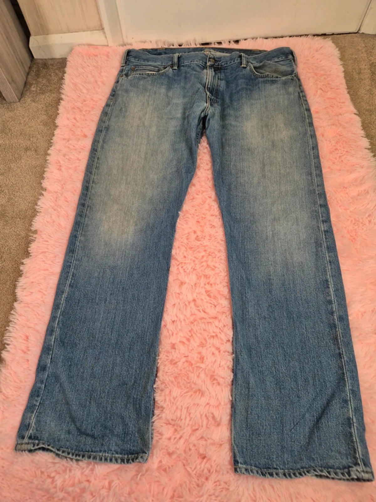Vintage Y2K Polo Ralph Lauren Straight Leg Jeans UK 22