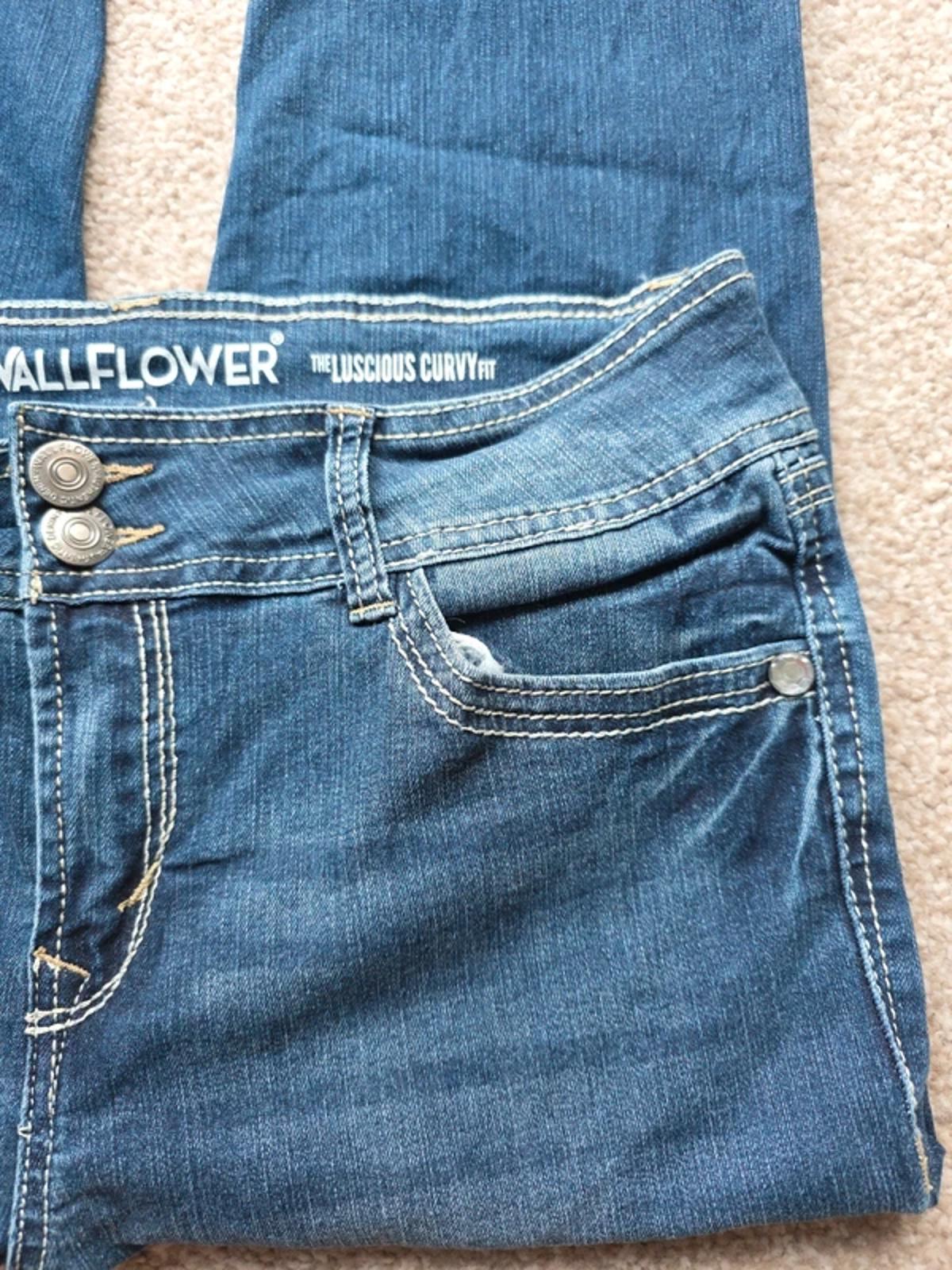 Vintage Y2K Wallflower Mid Rise Bootcut Jeans UK Size 12 Petite