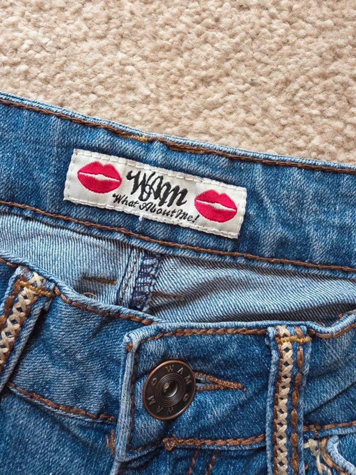 Vintage Y2K Wam Low Rise Slight Bootcut Jeans UK Size 12