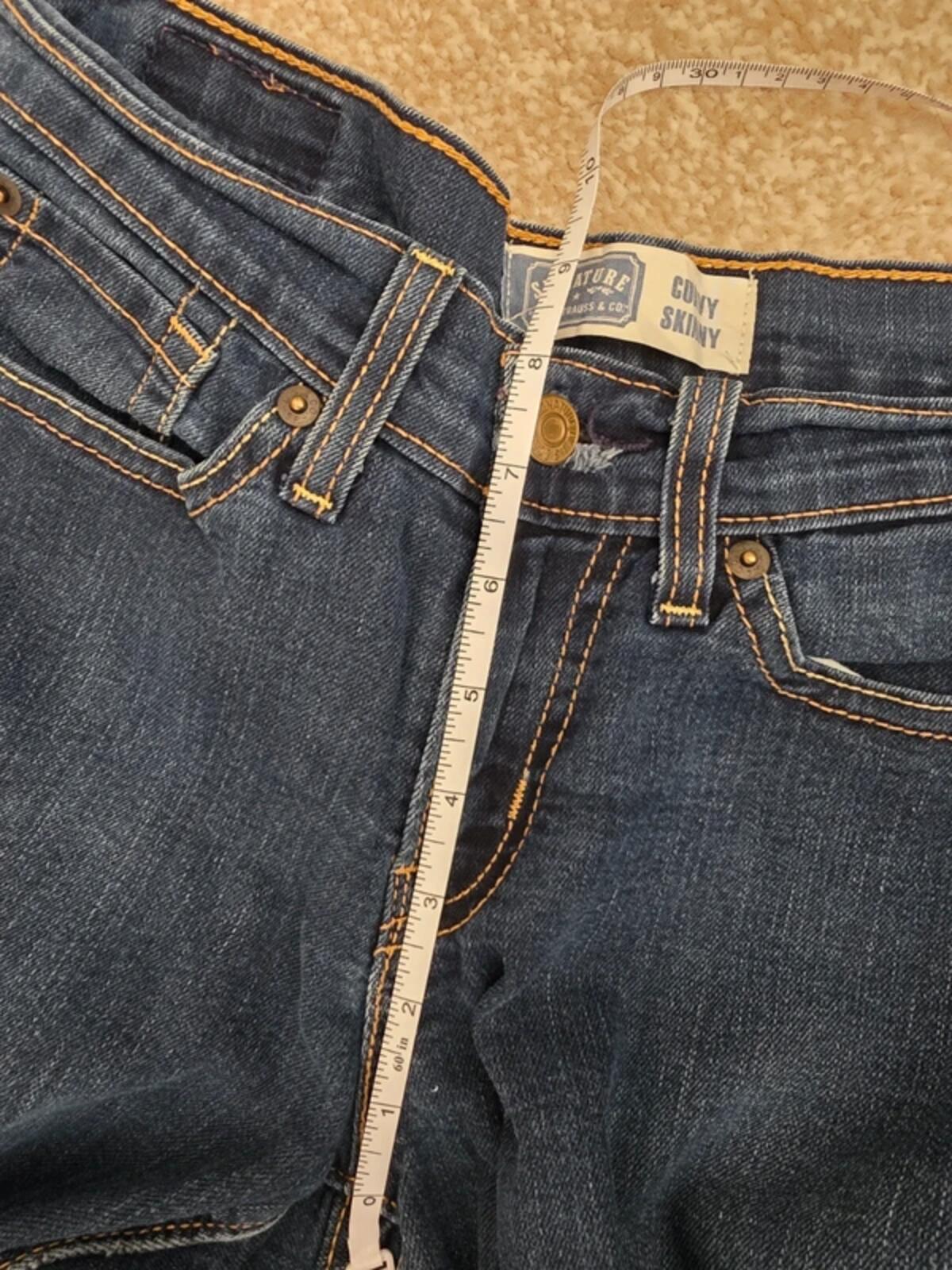 Levi’s Skinny Curvy Vintage Y2K Jeans UK Size 8/10 Petite