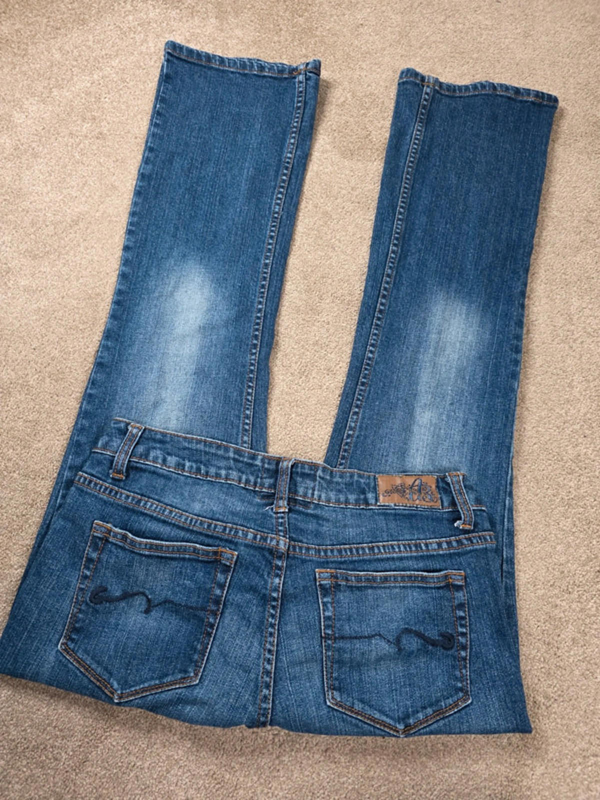 Vintage Y2K American Rag Low Rise Bootcut Jeans UK Size 10 Petite