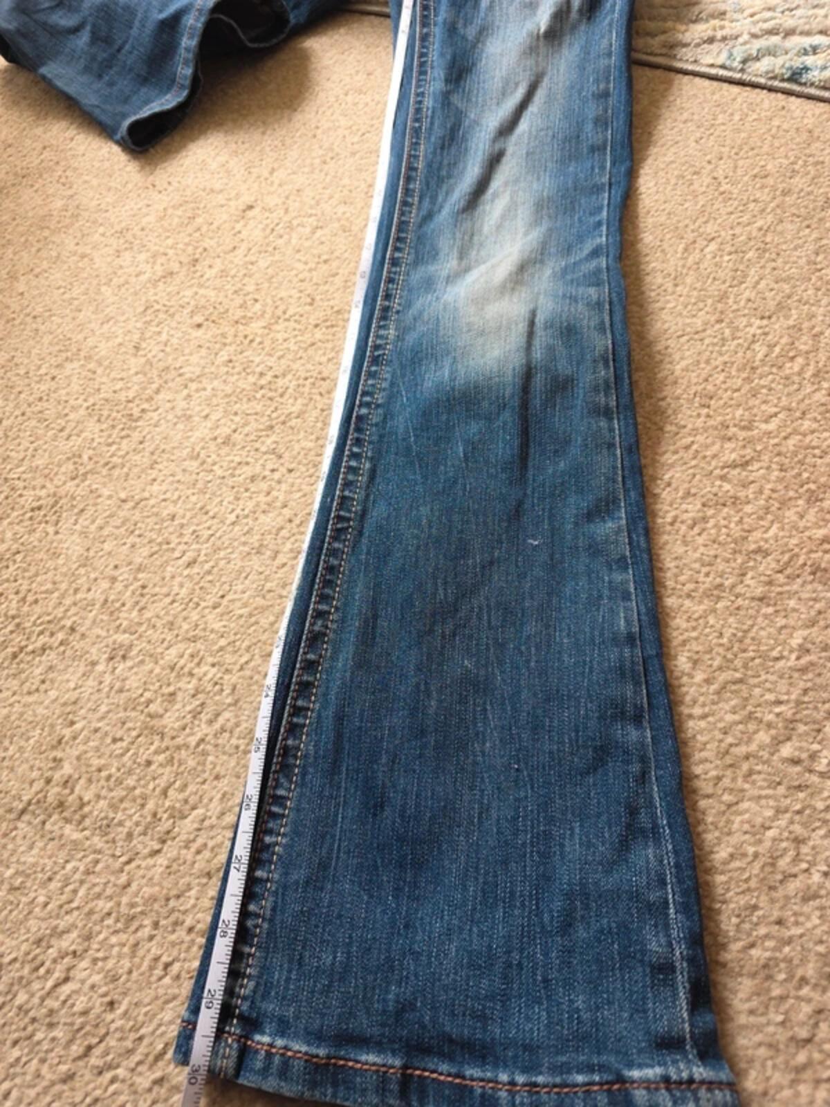Grace in LA Ultra Low Rise Bootcut Vintage Y2K Jeans UK Size 4/6