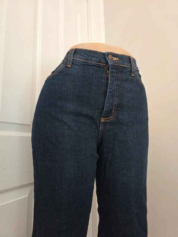 NYDJ Petite High Rise Bootcut Jeans UK Size 14