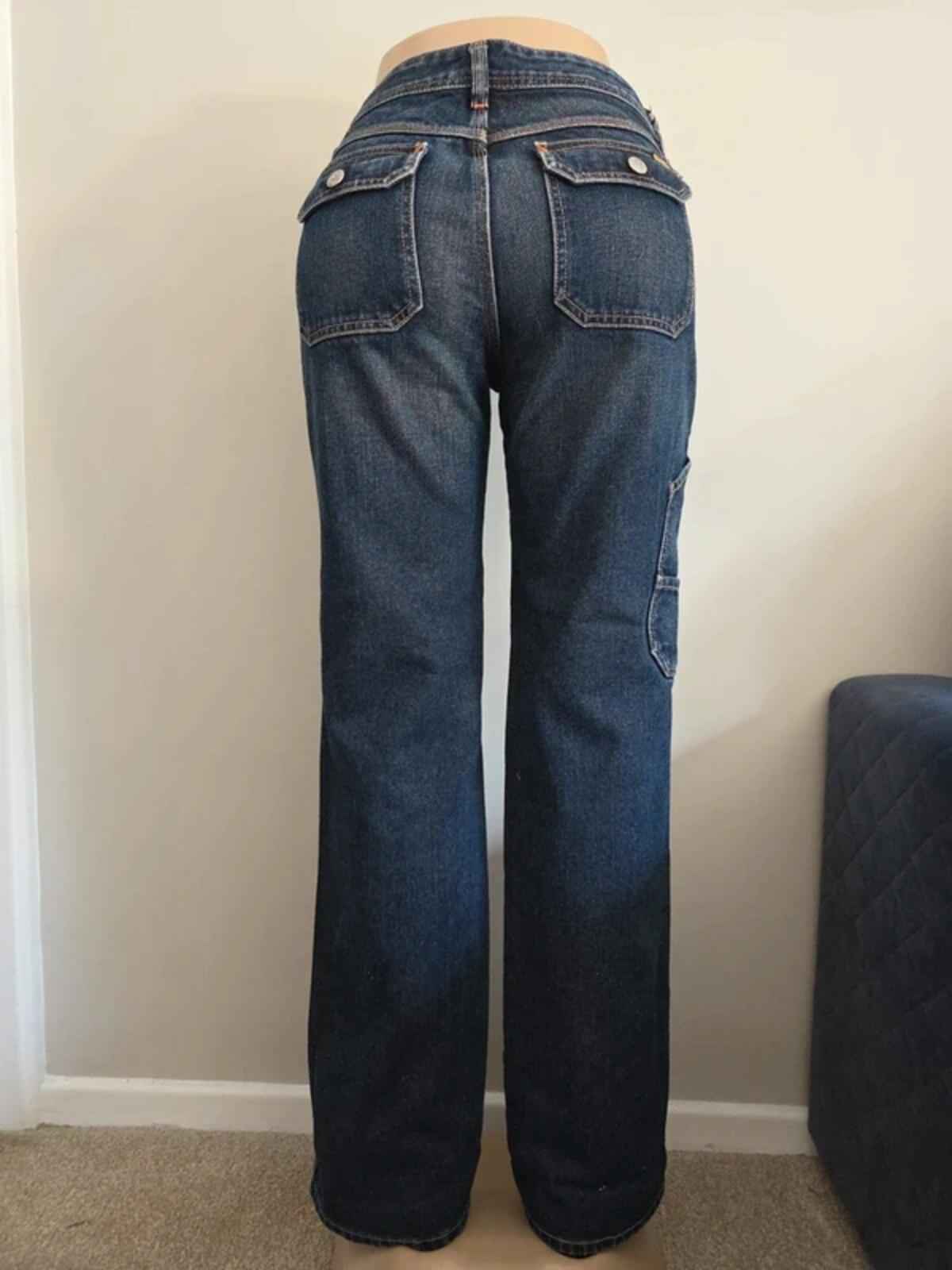 Diesel Mid Rise Baggy Vintage Y2K Jeans UK Size 8