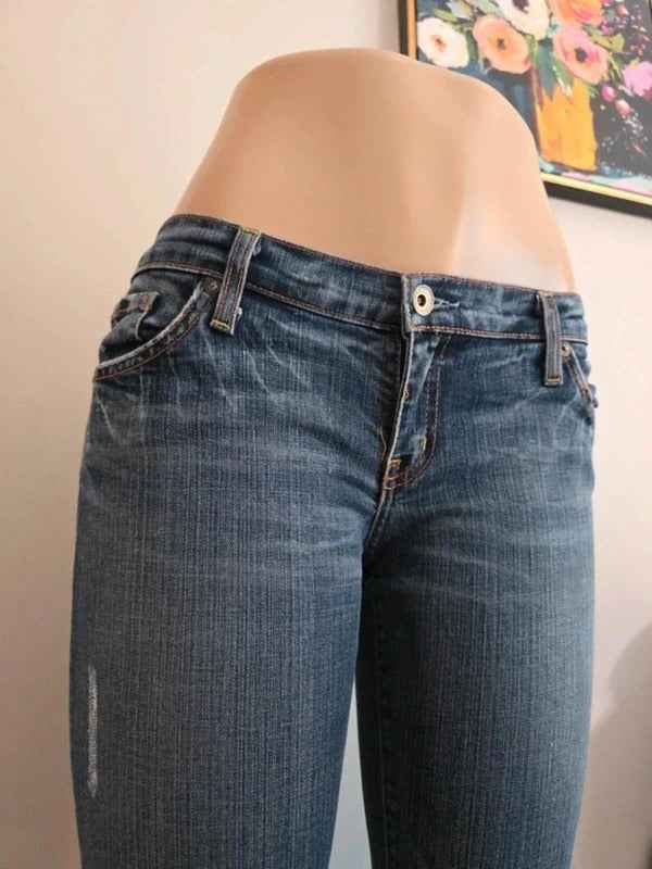 X2 Low Rise Bootcut Vintage Y2K Jeans UK Size 6/8