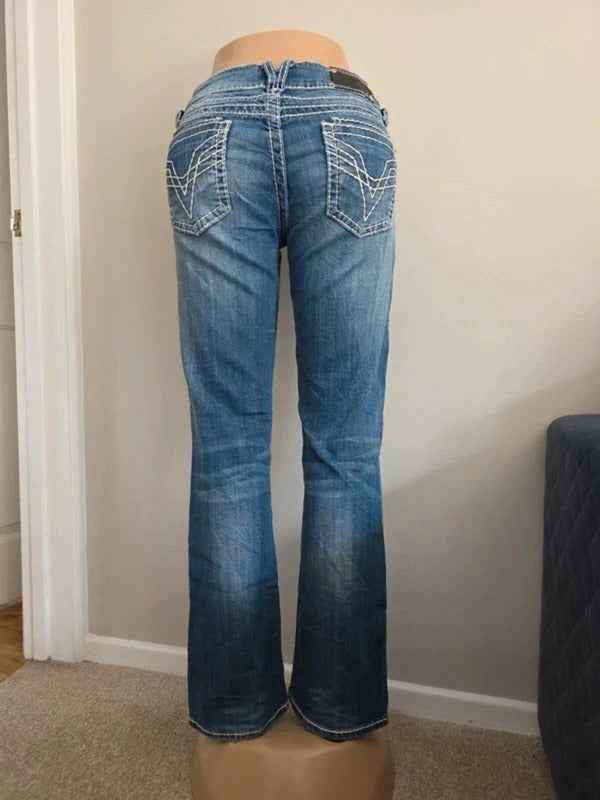 Vigoss Low Rise Bootcut Vintage Y2K Jeans UK Size 10
