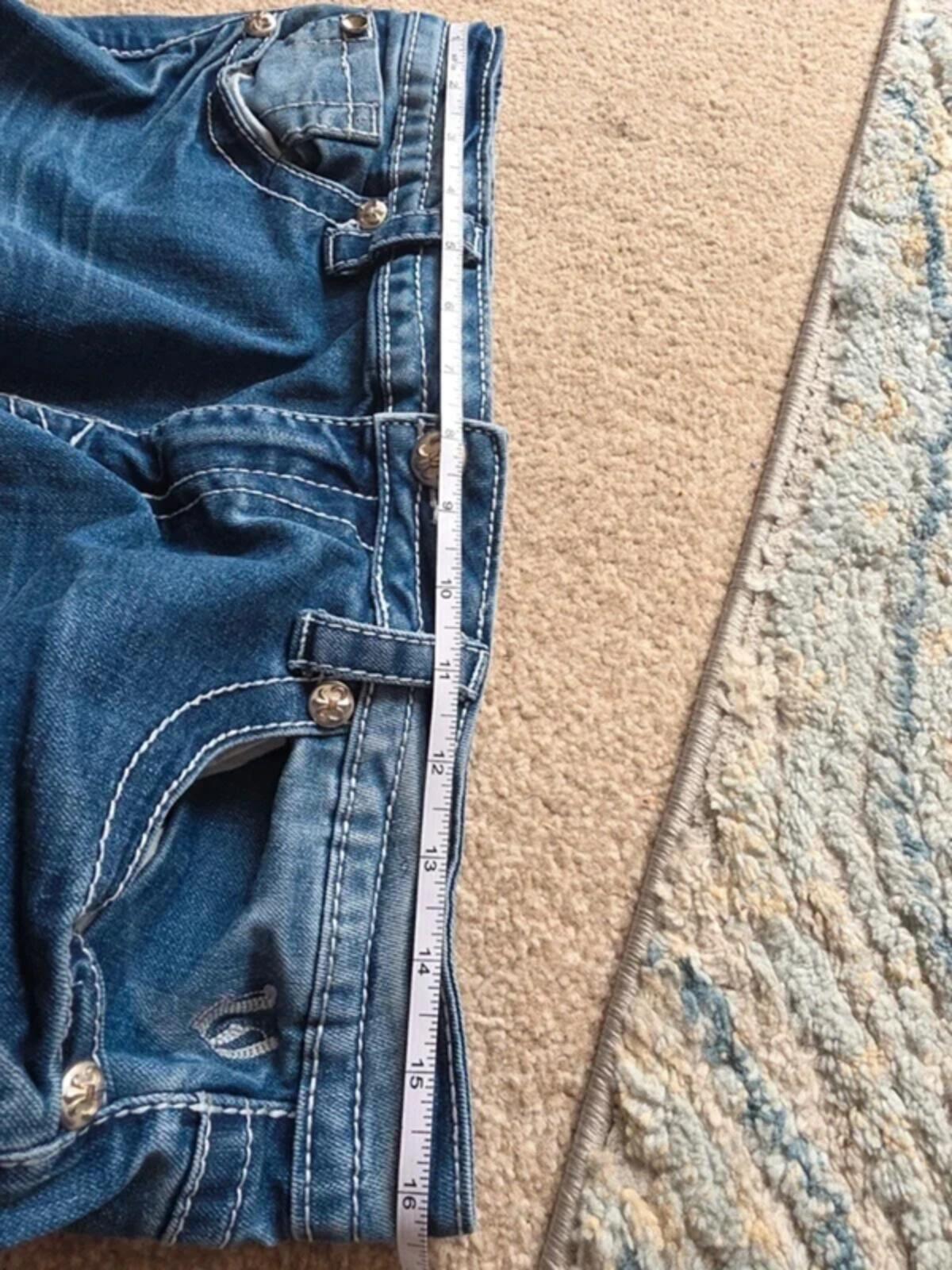 Vivi Diva Mid Rise Bootcut Vintage Y2K Jeans UK Size 10/12 Tall