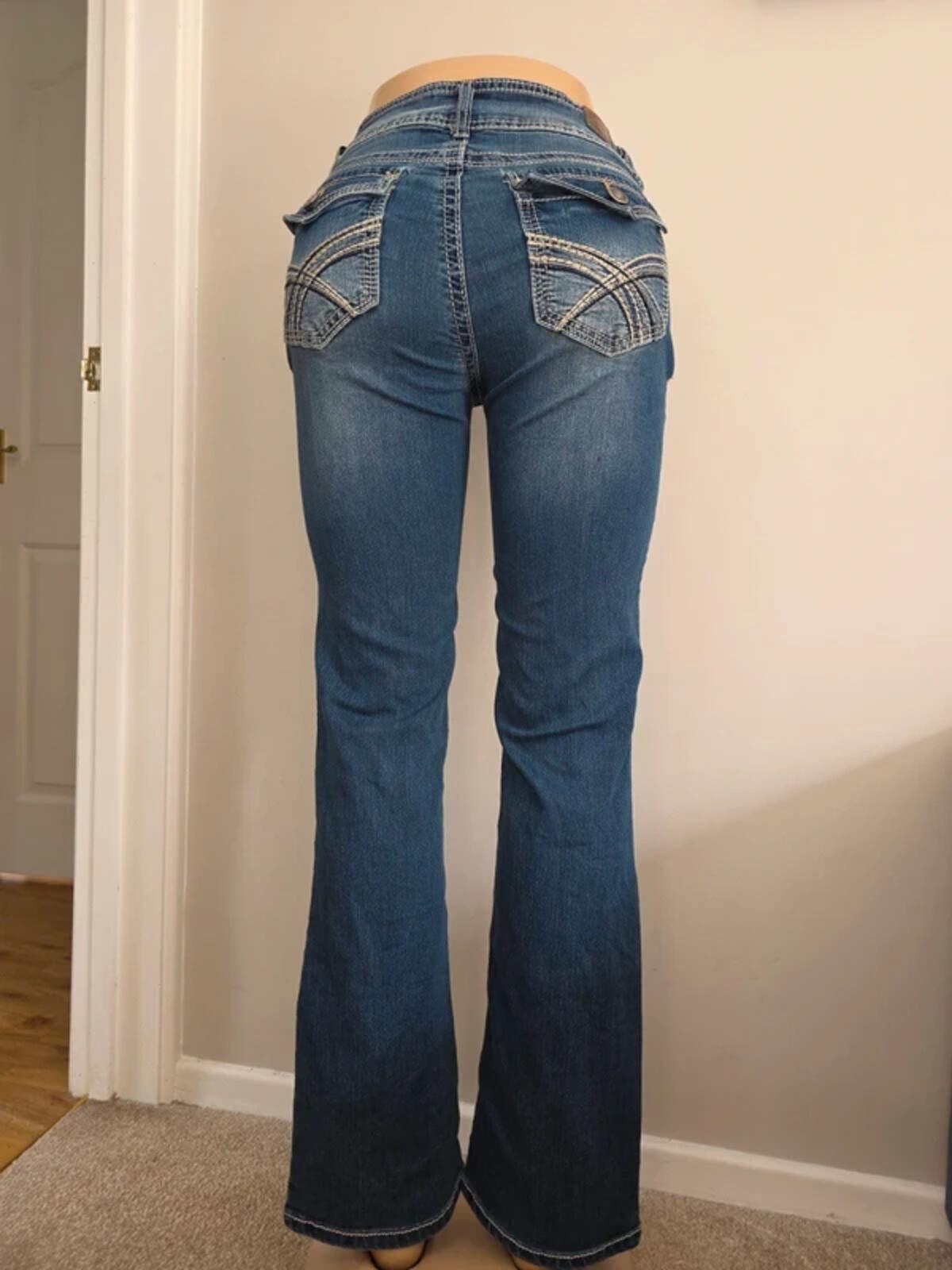 Wallflower Mid Rise Bootcut Jeans UK Size 10