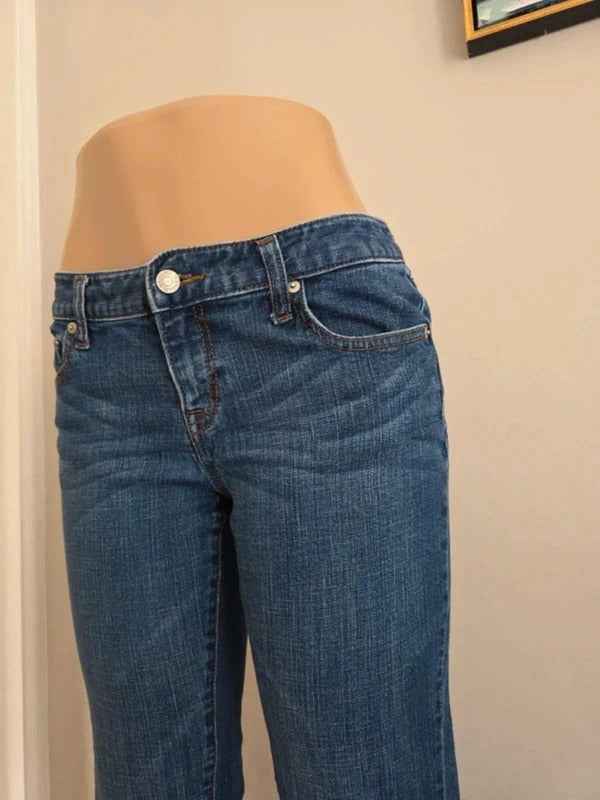 Vintage Y2K Banana Republic Low Rise Bootcut Jeans UK Size 8 Petite