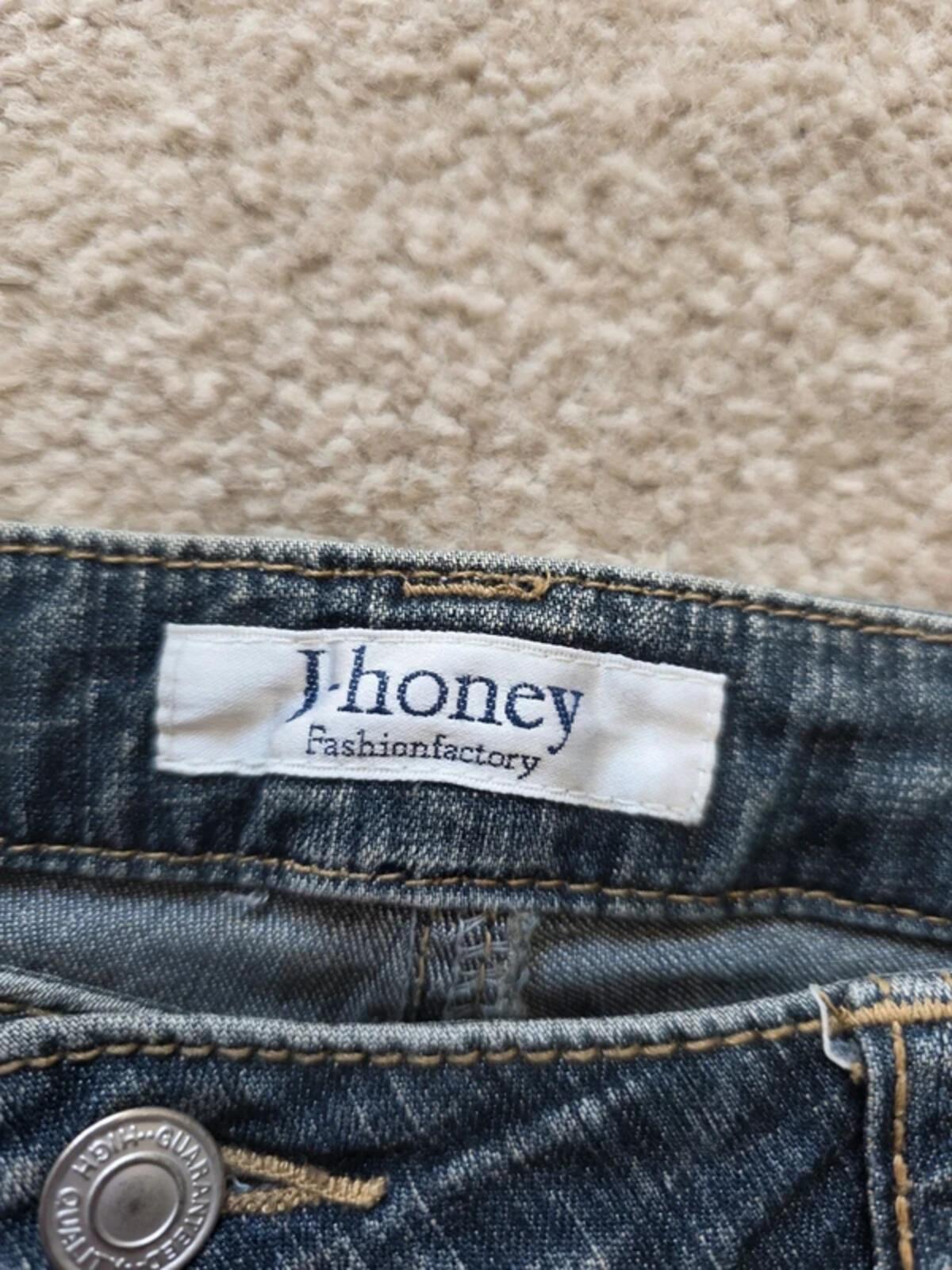 Vintage Y2K J Honey Mid Rise Cropped Jeans UK Size 10
