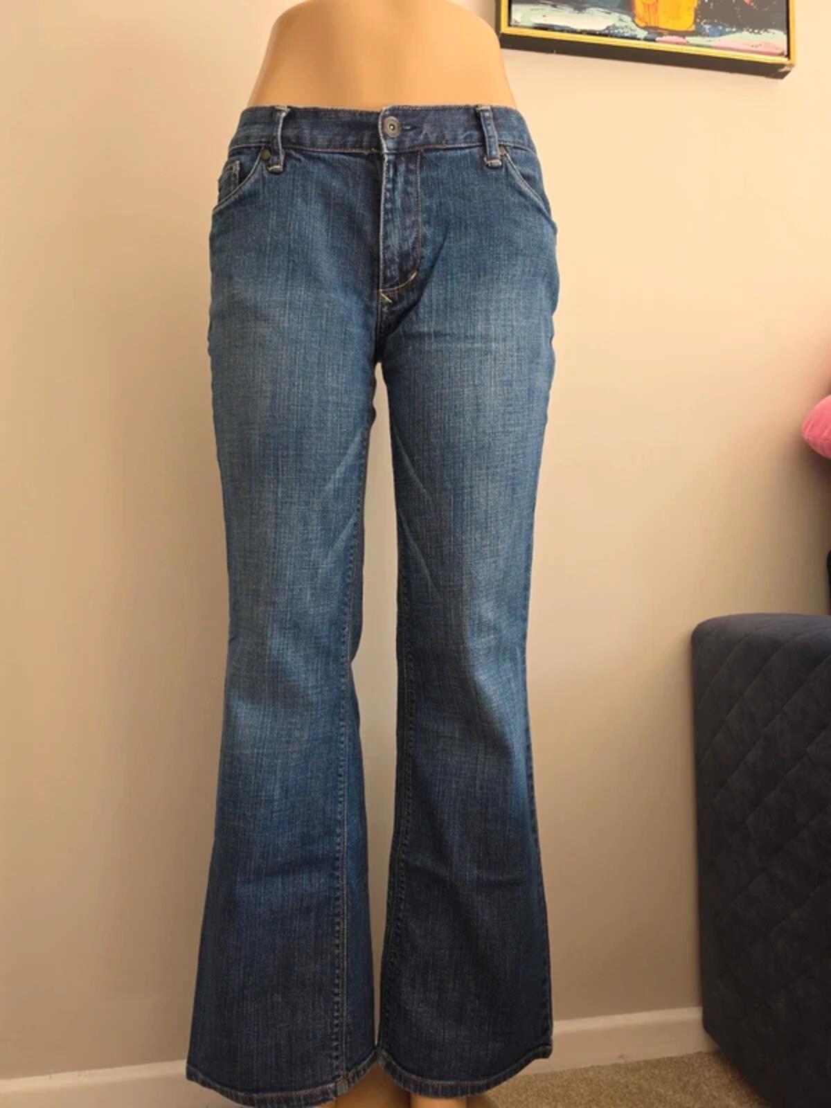 Mossimo Low Rise Loose Bootcut Vintage Y2K Jeans UK Size 10/12