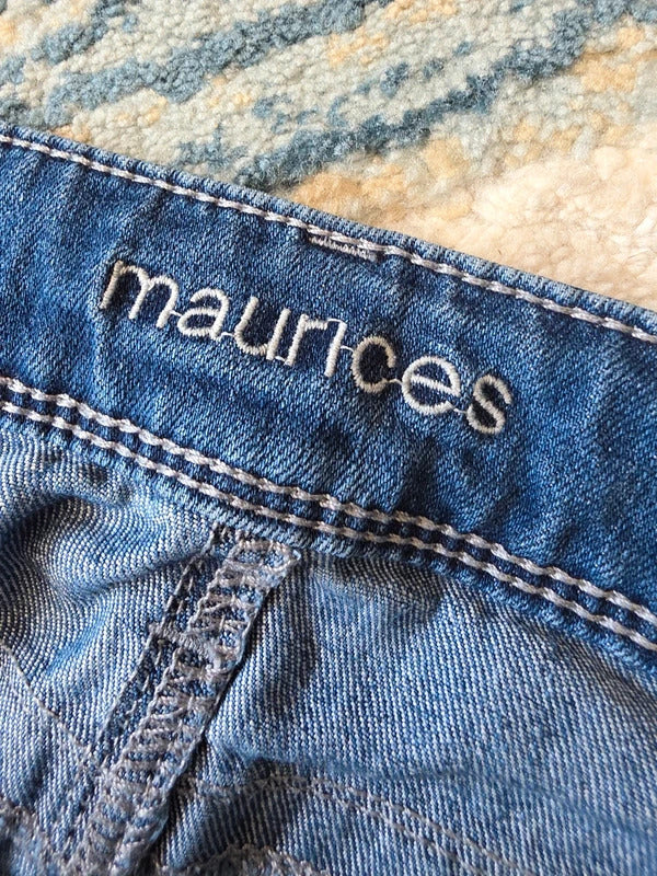 Maurices Mid Rise Bootcut Vintage Y2K Jeans UK Size 14/16 Tall