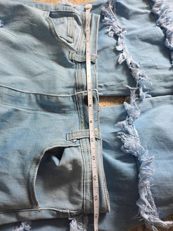 Swank High Rise Flared Jeans UK Size 8 Tall